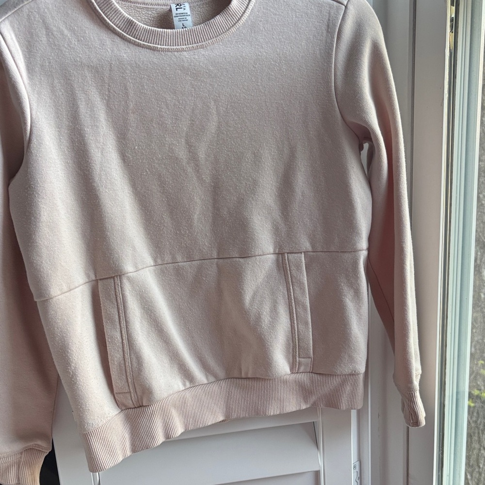 Athleta Pale Blush Crewneck Sweatshirt